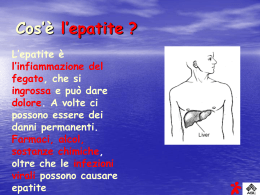 Cos`&egrave; l`epatite