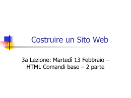 Costruire un Sito Web - Gianmichele Falletto