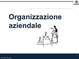 l`organizzazione aziendale