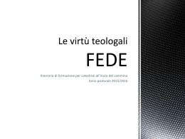 la presentazione in