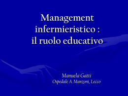 Management infermieristico