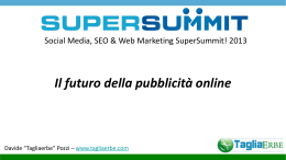 Qui le slides - SuperSummit!