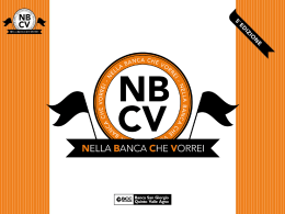 In allegato le slides