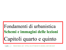 Il piano regolatore: perch&eacute;