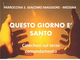 Il terzo comandamento