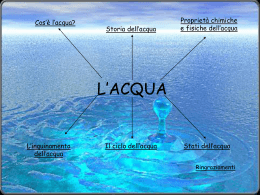 L`ACQUA - Liceo D`ascanio