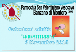 le beatitudini 4 Novembre 2014