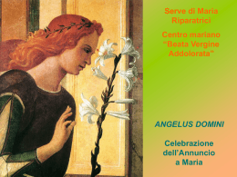 Diapositiva 1 - Serve di Maria Riparatrici