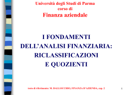 La riclassificazione dello Stato patrimoniale