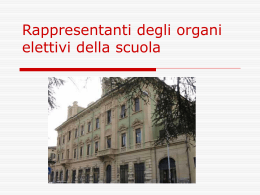 Informazioni Organi elettivi scuola