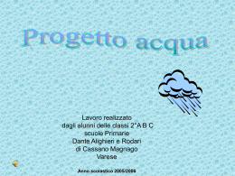 Progetto Acqua