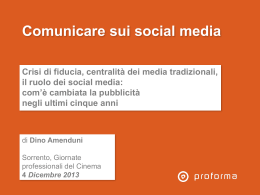 Comunicare sui Social Media_Presentazione