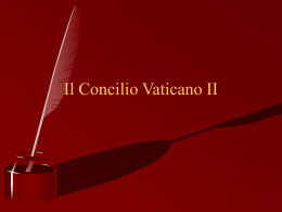 Vaticano II - Io Studio al Fermi
