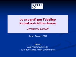 Crispolti_Anagrafi per obbligo formativo diritto-dovere