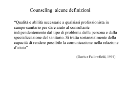 slide2 - counseling nutrizionale