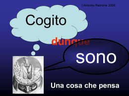 Il dualismo cartesiano e la struttura del cogito
