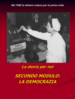 La democrazia