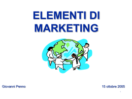 Il Pricing nel settore turistico Principali tecniche orientate ai costi