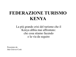 FEDERAZIONE TURISMO KENYA
