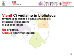 Vieni! Ci vediamo in biblioteca