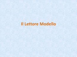 Il lettore modello
