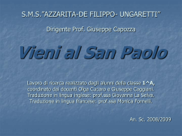The location - Progetto Questa volta marchio io