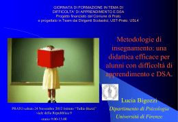NEW - didattica dislessia prato 24 novembre 2012