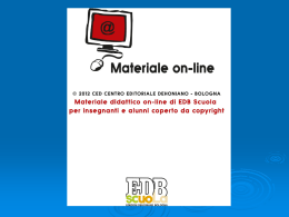 Scarica il PowerPoint sul Credo