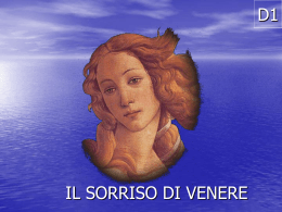 IL SORRISO DI VENERE