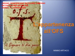 senso di appartenenza - OFS Piedigrotta Napoli