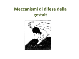 Meccanismi della gestalt da studiare