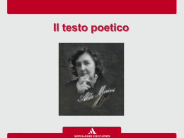 4_testo poetico - Mondadori Education