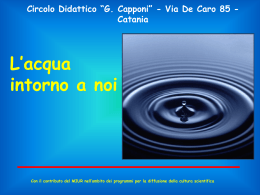 L`acqua intorno a noi
