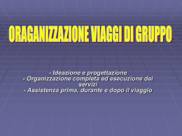 Viaggi di gruppo