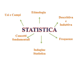 Unità statistica - Dipartimento di Matematica e Applicazioni "Renato