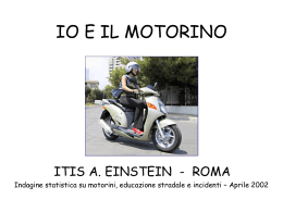 IO E IL MOTORINO - I.T.I.S. &ldquo;Einstein&rdquo;