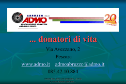 admo abruzzo - Associazione Erga Omnes