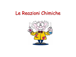 Le Reazioni Chimiche