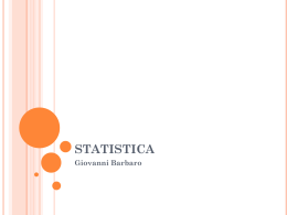 STATISTICA - itcg galilei di avigliana