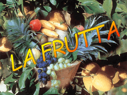 La frutta