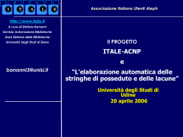 Acnp - Associazione ITALE