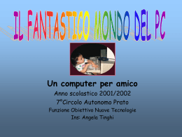 Il fantastico mondo del PC": gli elementi di un