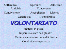 volontariato - IPSIA Giuseppe Meroni