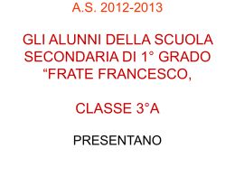 La relazione dell`incontro attraverso l`esperienza dei ragazzi della
