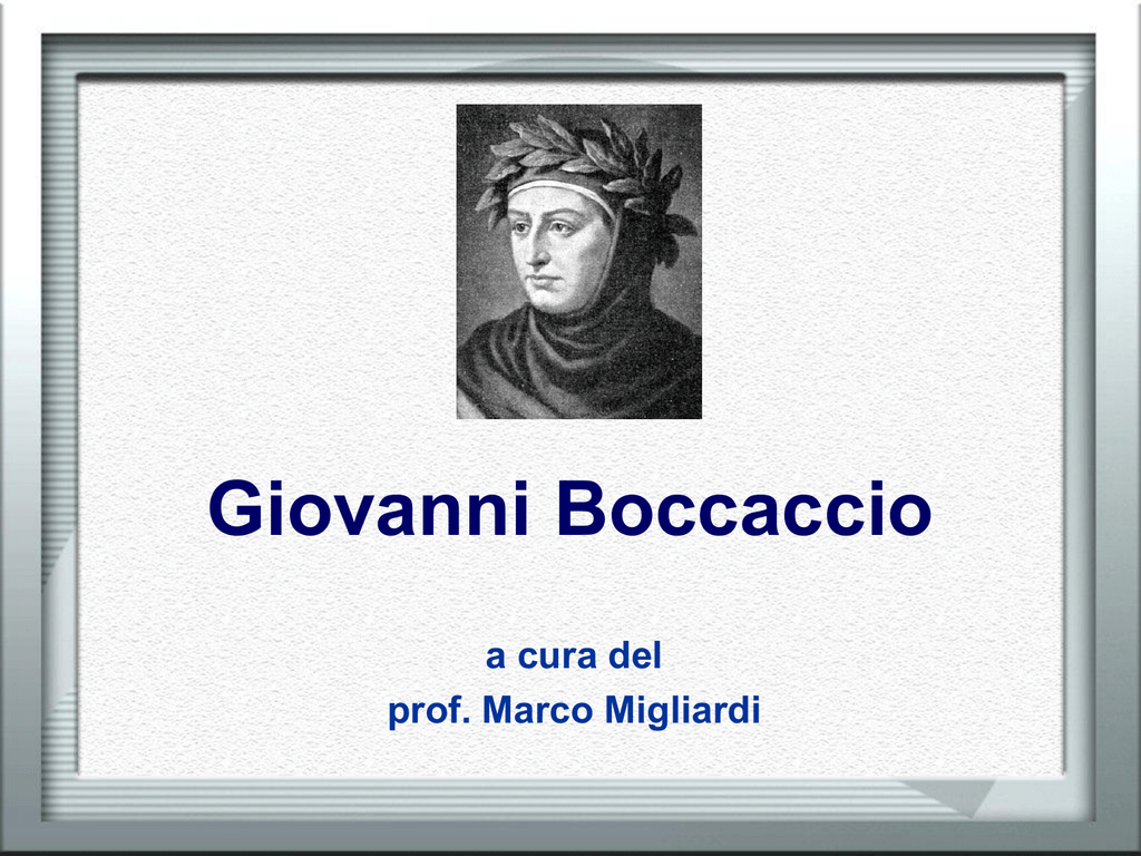 SCARICA DECAMERONE BOCCACCIO PASOLINI