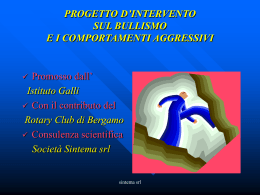 PROGETTO BULLISMO - Legge 285 in provincia di Bergamo