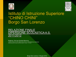 la dispersione scolastica
