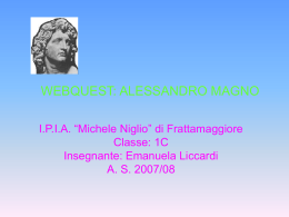 WebQuest: Alessandro Magno (E. Liccardi)