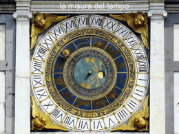 La misura del tempo