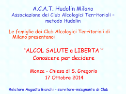 &ldquo;L`alcol aiuta la digestione&rdquo; NON E` VERO